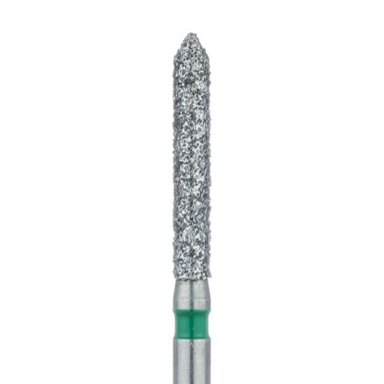 Long Pointed Tip Cylinder Diamond Bur, 1.6mm Coarse, FG