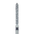 Long Pointed Tip Cylinder Diamond Bur, 1.4mm Super Coarse, FG