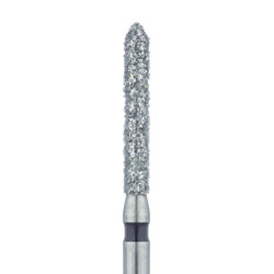 Long Pointed Tip Cylinder Diamond Bur, 1.6mm Super Coarse, FG