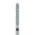Long Pointed Tip Cylinder Diamond Bur, 1.6mm Super Coarse, FG