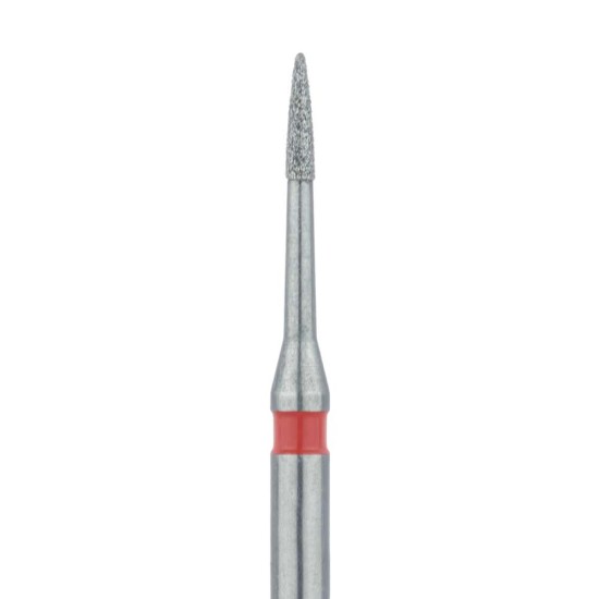 Short Flame Diamond Bur, 0.9mm Fine FG