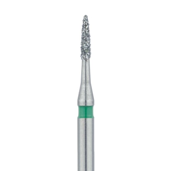 Short Flame Diamond Bur, 1.0mm Coarse FG