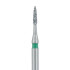 Short Flame Diamond Bur, 1.0mm Coarse FG