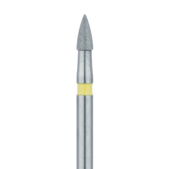 Short Flame Diamond Bur, 1.6mm Extra Fine FG