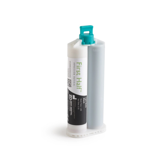 Danville First Half Medium Setting Time Light Body Impression Material - Black | 50 ml (4 Cartridges)