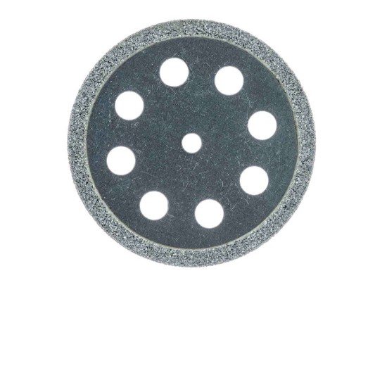 Diamond Bur, Perforated Disc, Double Sided, 0.5mm thick, 22mm Diameter, UNM