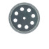 Diamond Bur, Perforated Disc, Double Sided, 0.5mm thick, 22mm Diameter, UNM