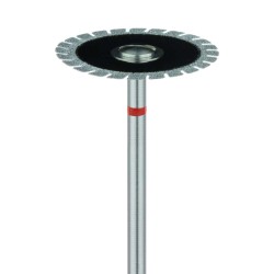 Diamond Disc, Serrated Edge, Good for Acrylic, 0.2mm thick, 20mm Diameter, Fine HP