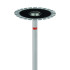 Diamond Disc, Serrated Edge, Good for Acrylic, 0.2mm thick, 20mm Diameter, Fine HP