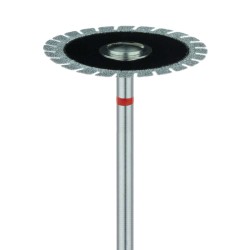 Diamond Disc, Serrated Edge, Good for Acrylic, 0.2mm thick, 22mm Diameter, Fine HP