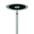 Diamond Disc, Serrated Edge, Good for Acrylic, 0.2mm thick, 22mm Diameter, Fine HP