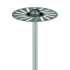 Diamond Disc, Perforated Double Sided, 0.2mm thick, 22mm Diameter, Fine HP