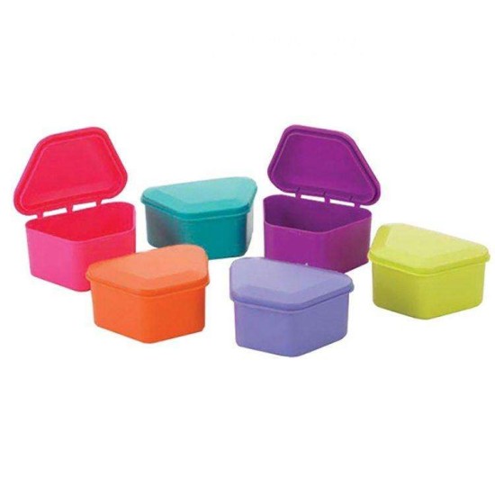 Denture Storage Boxes Assorted - 12/pkg