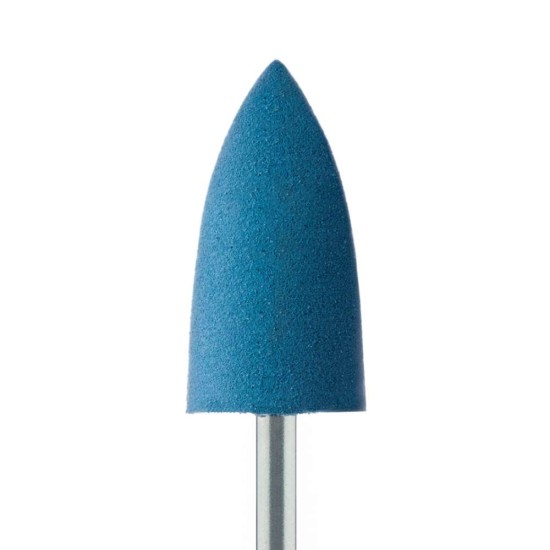 Polisher, Silicone Polishers w / Aluminum Oxide, Point, Light Blue, Polishing, Fine, 10.0mm, HP