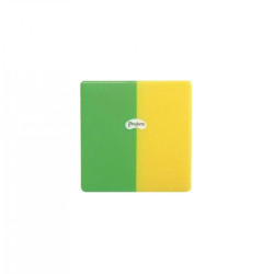 Pro-Form Mouthguard Dual-Color Laminates .160 (4mm) Green/Yellow 5"x 5" (127x127mm) - 12/Pkg