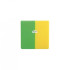 Pro-Form Mouthguard Dual-Color Laminates .160 (4mm) Green/Yellow 5"x 5" (127x127mm) - 12/Pkg
