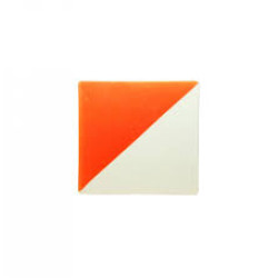 Pro-Form Mouthguard Dual-Color Laminates .160 (4mm) Orange/White 5"x 5" (127x127mm) - 12/Pkg