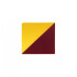Pro-Form Mouthguard Dual-Color Laminates .160 (4mm) Maroon/Yellow 5"x 5" (127x127mm) - 12/Pkg