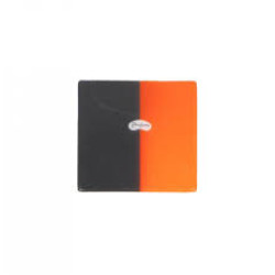 Pro-Form Mouthguard Dual-Color Laminates .160 (4mm) Black/Orange 5"x 5" (127x127mm) - 12/Pkg