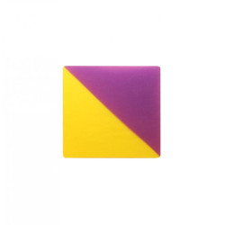 Pro-Form Mouthguard Dual-Color Laminates .160 (4mm) Purple/Yellow 5"x 5" (127x127mm) - 12/Pkg