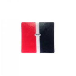 Pro-Form Mouthguard Tri-Color Laminates .160 (4mm) Red/White/Black 5"x 5" (127x127mm) - 12/Pkg
