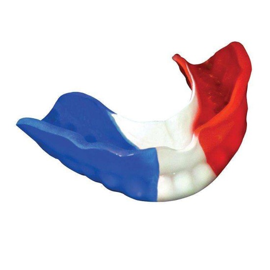 Pro-Form Mouthguard Tri-Color Laminates .160 (4mm) Red/White/Blue 5"x 5" (127x127mm) - 12/Pkg