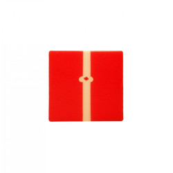 Pro-Form Mouthguard Tri-Color Laminates .160 (4mm) Red/White/Red Canada 5"x 5" (127x127 mm) - 12/Pkg