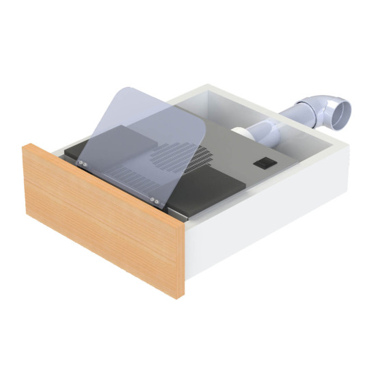 DownDraft Drawer w/ switch