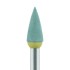 Polisher, Diamond polisher for composites, Turquoise, Point, Polishing, 4.0mm, RA