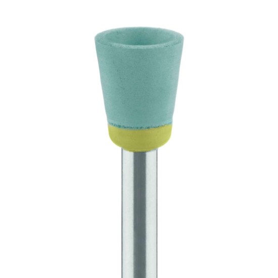 Polisher, Diamond polisher for composites, Turquoise, Cup, Polishing, 6.0mm, RA