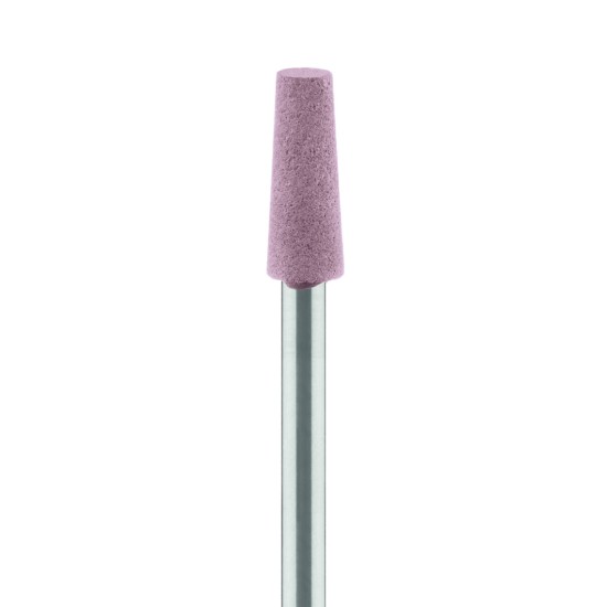 DIAMOND POLISHER FOR CERAMICS, SPREW REMOVAL, FLAT END TAPER, MEDIUM, PINK, 4.0MM, RA