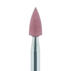 Polisher, Diamond Impregnated Porcelain Polisher, Point, Pink / Red, High Shine, Fine, 3.0mm, RA