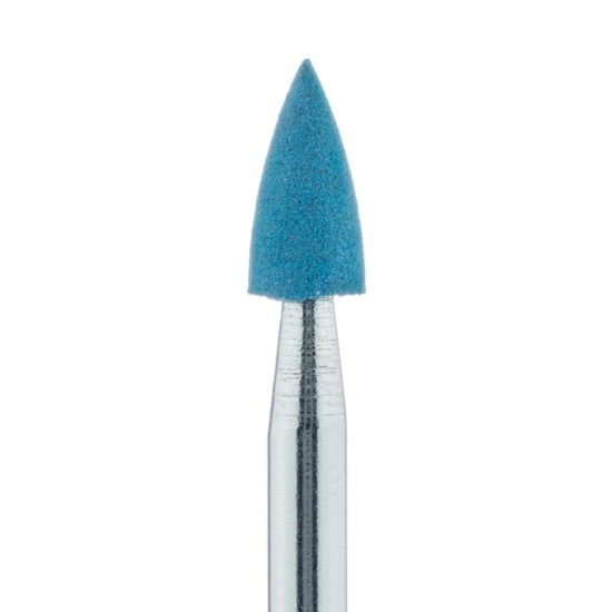 Polisher, Diamond Impregnated Porcelain Polisher, Point, Blue, Polishing, Medium, 3.0mm, RA