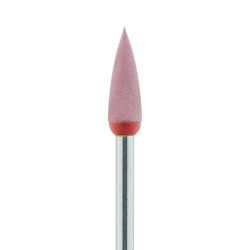Diamond Impregnated Porcelain Polisher, Point, Red / Orange, High Shine, Fine, 4.0mm, HP