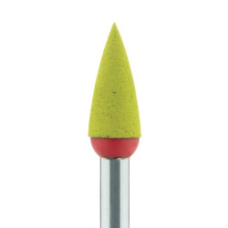 Diamond Impregnated Porcelain Polisher, Point, Yellow / Orange, Mirror Finish, Extra Fine, 4.0mm, RA