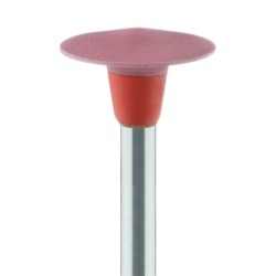 Polisher, Diamond Impregnated Porcelain Polisher, Knife Edge, Red / Orange, High Shine, Fine, 10.0mm