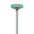 Polisher, Diamond Impregnated Porcelain Polisher, Wheel, Green / Orange, Prepolishing, Coarse, 11.0m