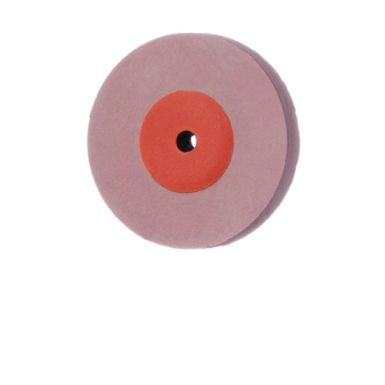 Polisher, Diamond Impregnated Porcelain Polisher, Wheel, Red / Orange, High Shine, Fine, 17.0mm, UNM