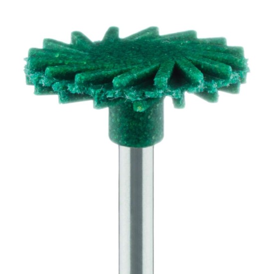 Twist Polisher, Pre-Polish, Green, Coarse, 14.0mm, RA