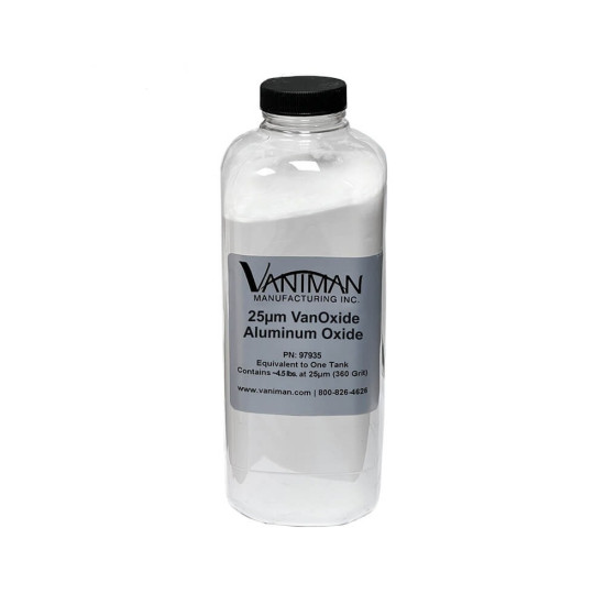Aluminum Oxide Sandblasting Media 25 Micron (360 Grit) – Single Tank Fill