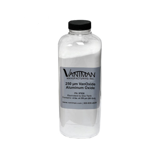 Aluminum Oxide Sandblasting Media 250 Micron (60 Grit) – Single Tank Fill