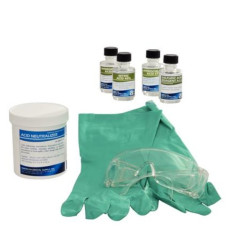 NITRIC ACID (40%) KIT (6 -1oz. Btls., neutralizer, gloves, glasses)