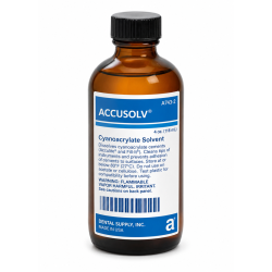 ACCUSOLV ADHESIVE SOLVENT, 4 OZ.