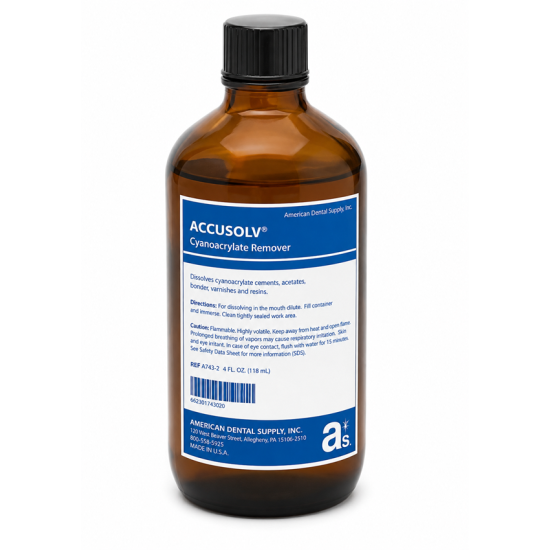 ACCUSOLV ADHESIVE SOLVENT, 16 OZ. (PINT)