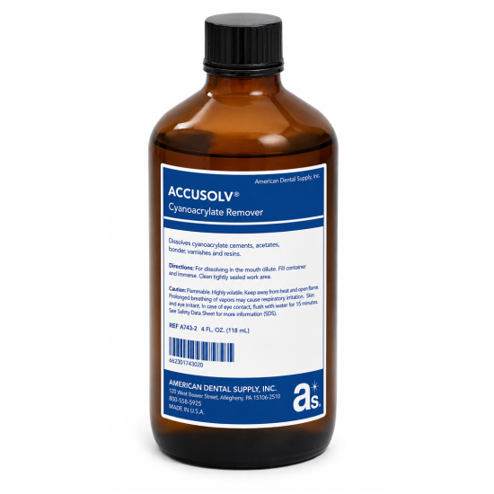 ACCUSOLV ADHESIVE SOLVENT, 32 OZ. (QUART)