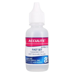 ACCULITE CYANOACRYLATE ADHESIVE, FAST SET, 1 LB. W/BOTTLES