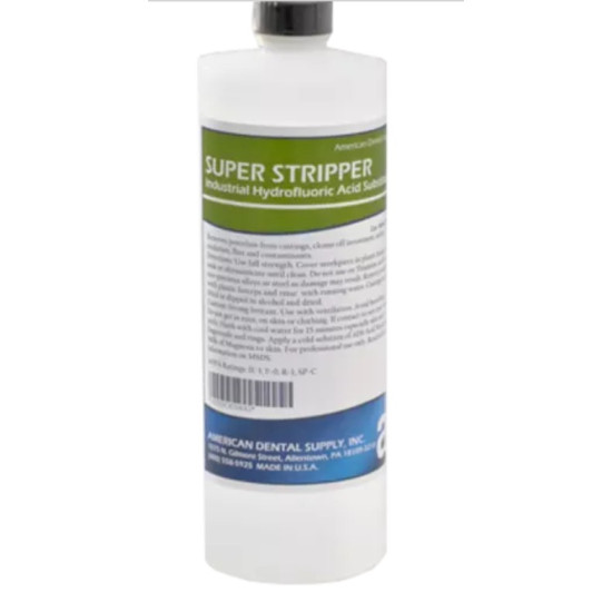 SUPER STRIPPER HYDROFLUOR ACID SUBSTITUTE KIT, 2 PINT REFILL