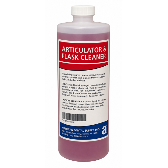 ARTICULATOR & FLASK CLEANER CONCENTRATE, 32 OZ. (QUART)