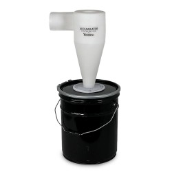 Large Accumulator with 5 Gallon Bucket – Pre Filter Cyclone