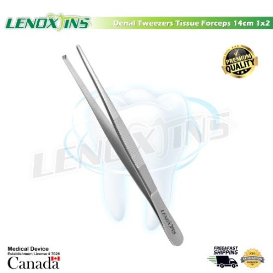 Tissue Forceps 14cm 1x2